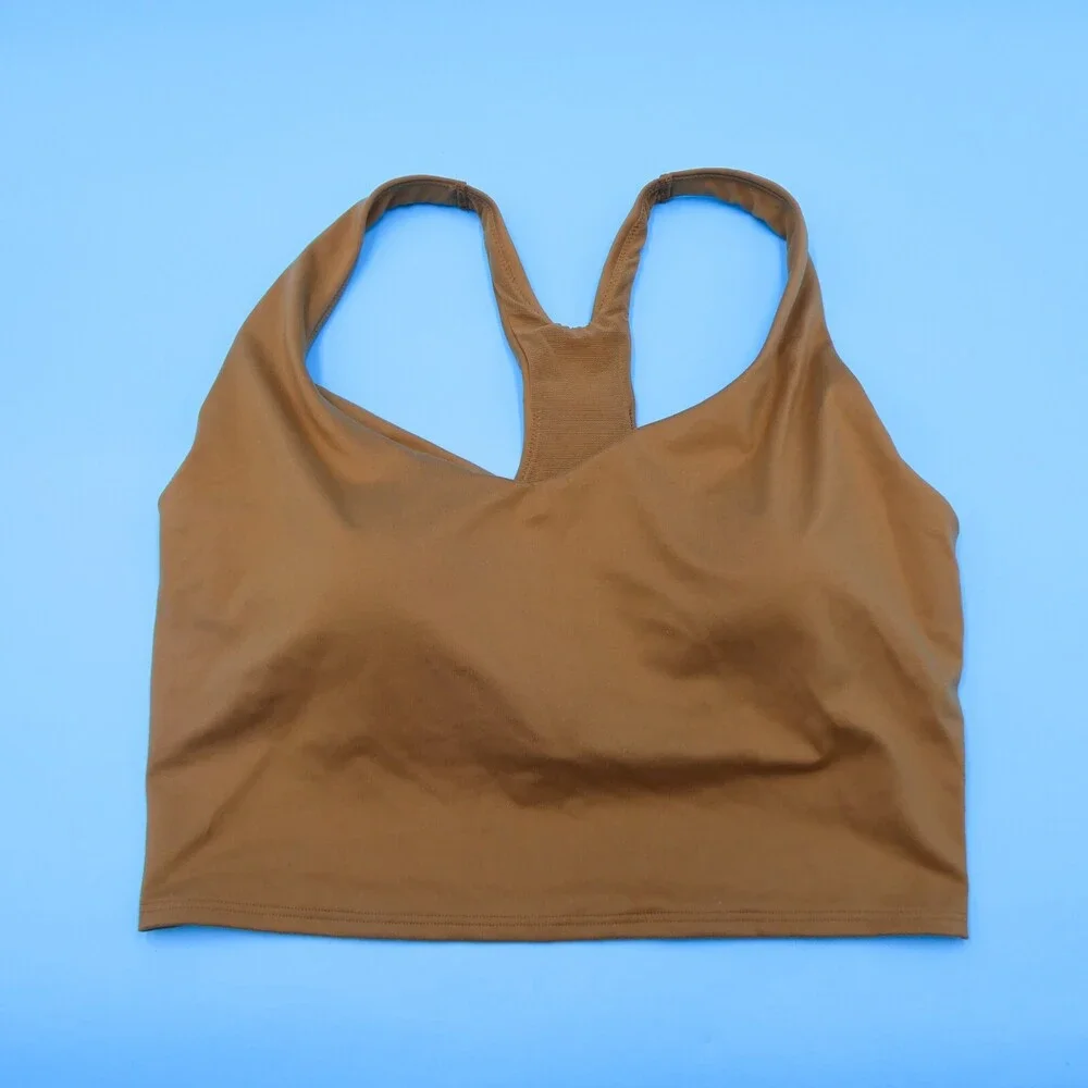 Victorias Secret Sports Bra Large DD Brown Ultimate Lightly Lined Pullover Yuga